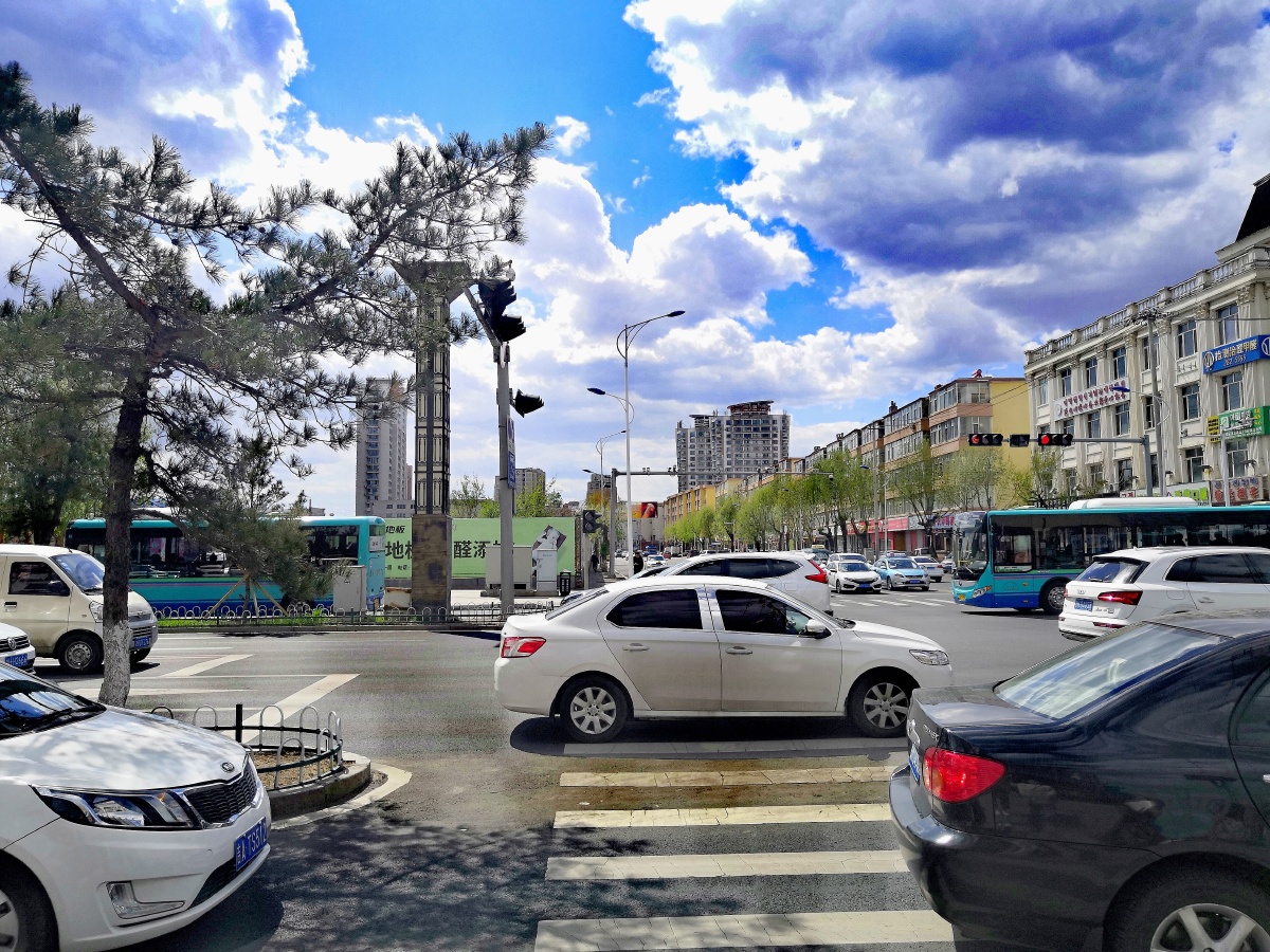 熟悉的街道朝鲜族居住地延吉街角