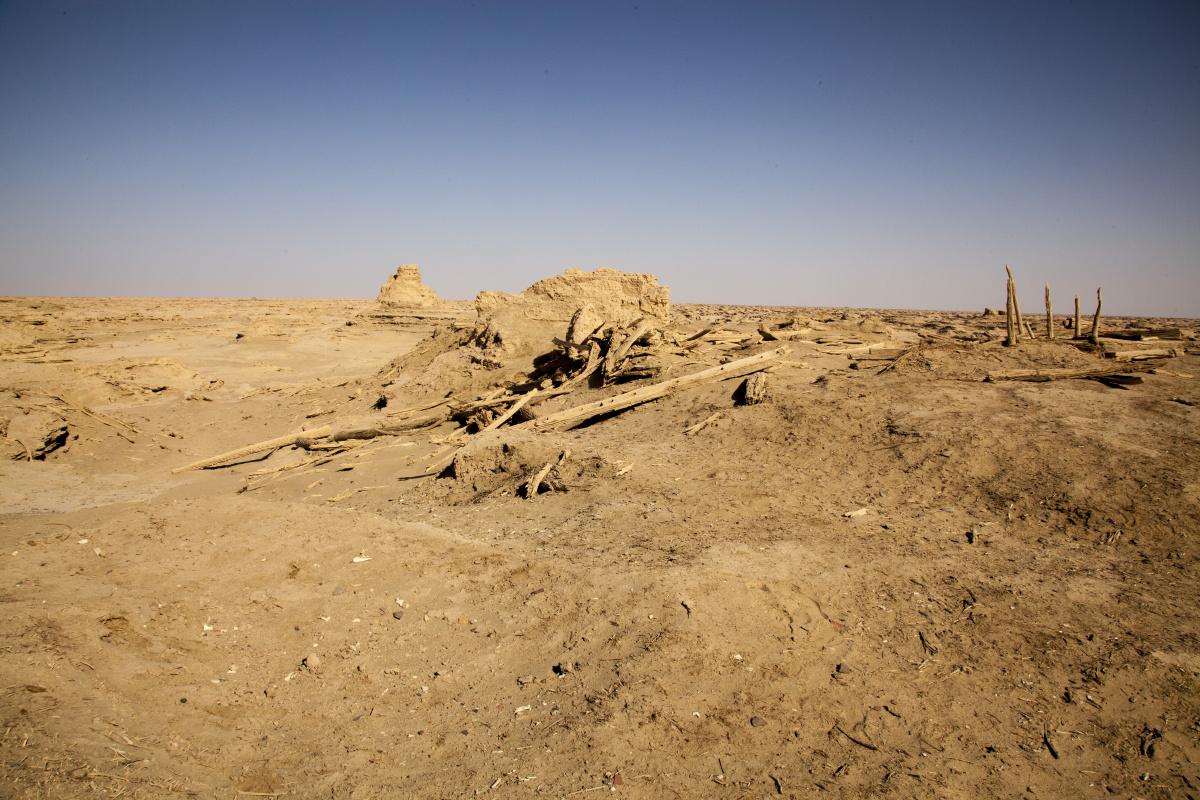 佛塔塔奇妙的自然界塔克拉玛干沙漠干旱荒地新疆#遗址遗迹人类文明