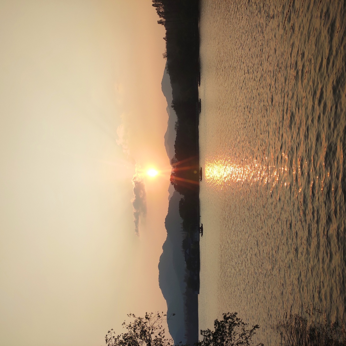 杭州西湖夕阳