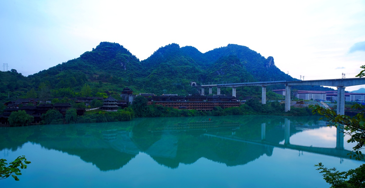 贵州铜仁锦江山水风光