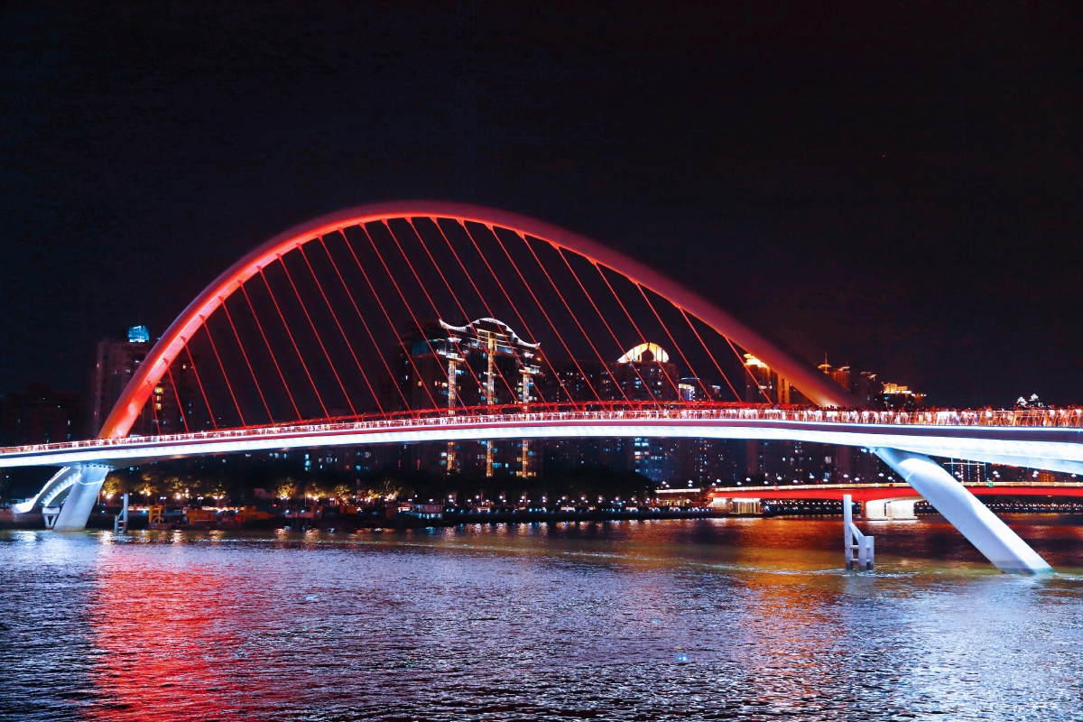 негго79星期六打卡79广州之眼之岭南文化新名片海心桥