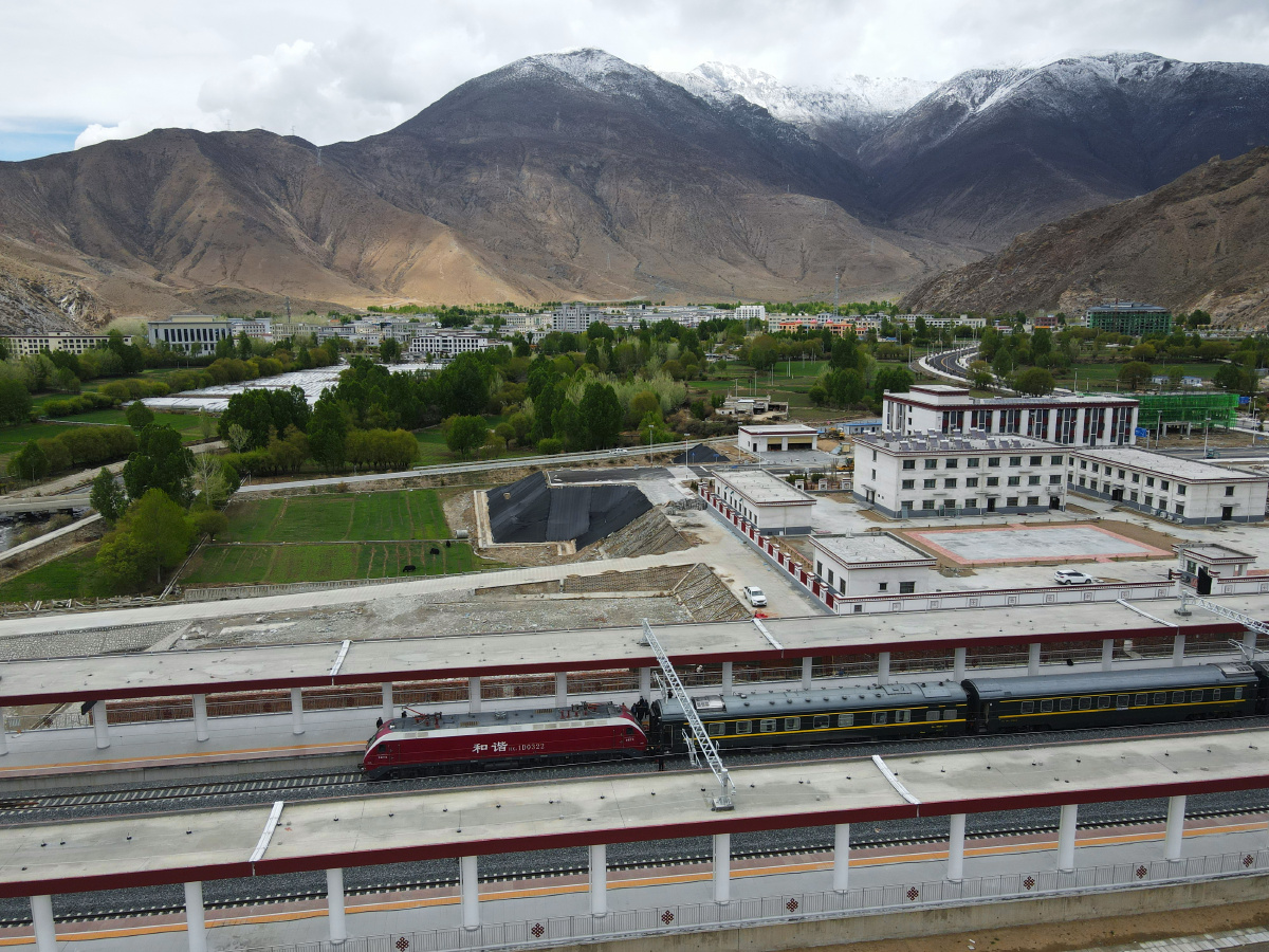 拉林铁路桑日站大红枣