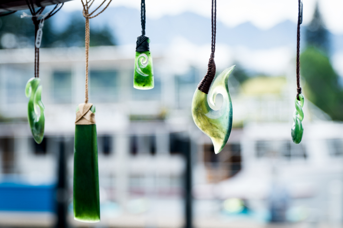 新西兰的绿玉挂件