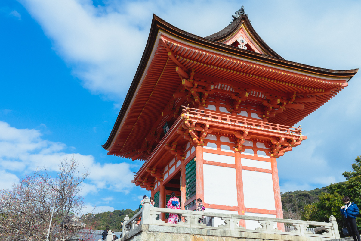 去了东京河口湖京都清水寺