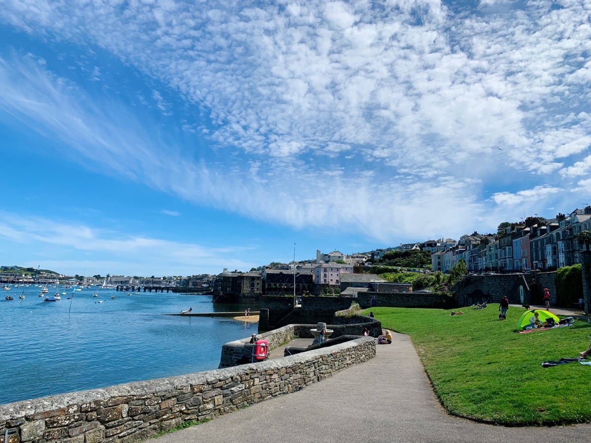 英国法尔茅斯的海