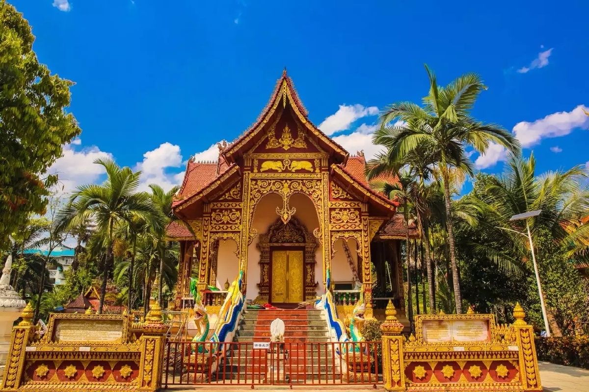 西双版纳总佛寺参观