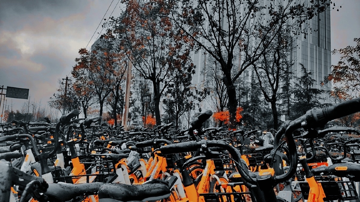 空无一人的大街