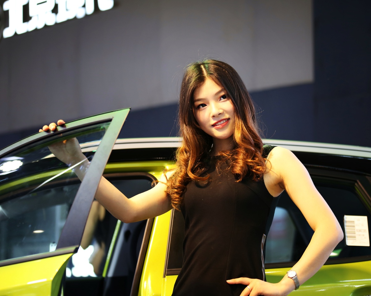 北京现代的靓妹