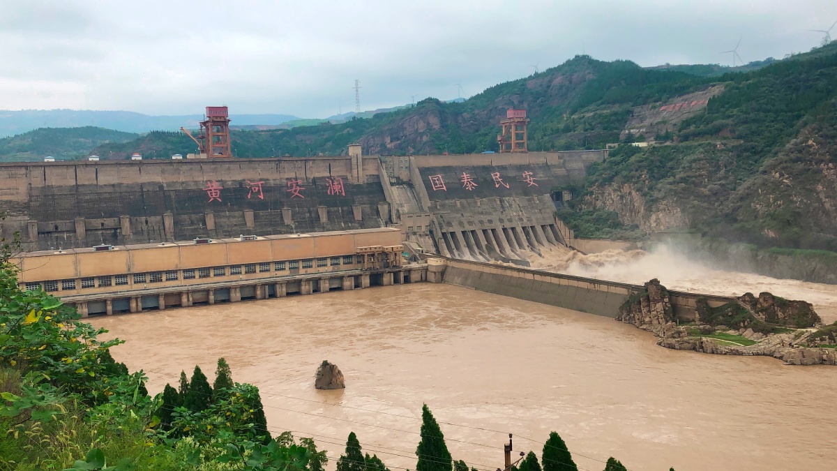 滔滔黄河三门峡黄河大坝