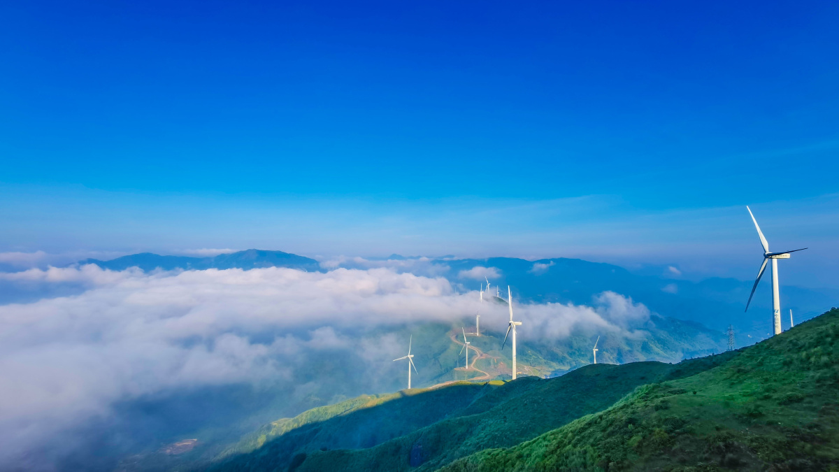 阳春三甲风车山云海,凌晨3点驱车2小时,只为这美景