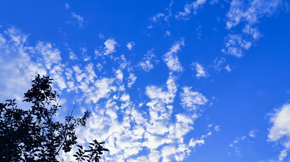 雨过天晴欣赏天空心情舒畅
