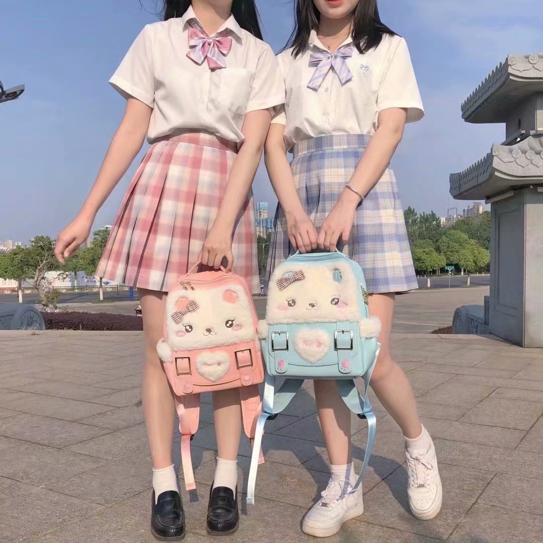 闺蜜jk穿搭 冰淇淋和小椿 - jk制服安利bot - 图虫