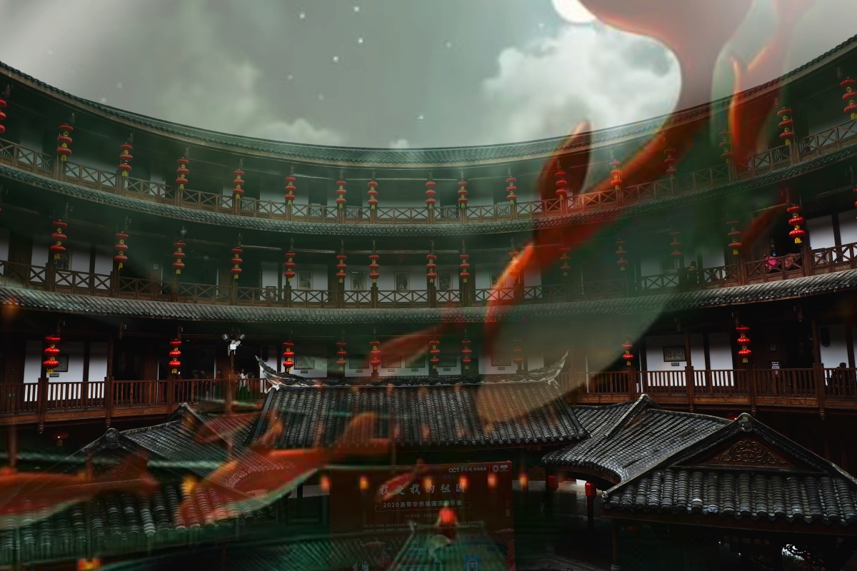洛带,看见土楼就想到大鱼海棠