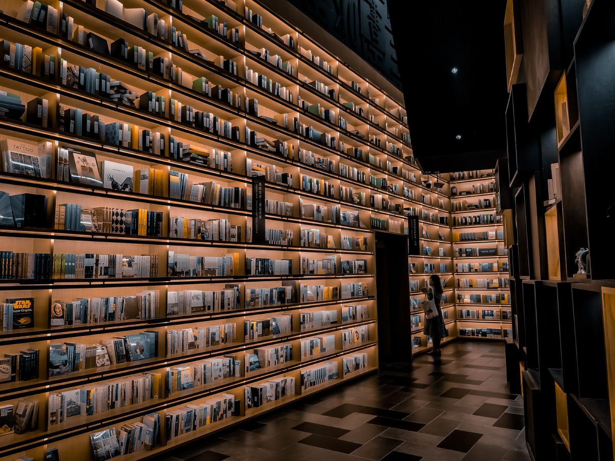 图书馆黑金系列喜欢的书墙