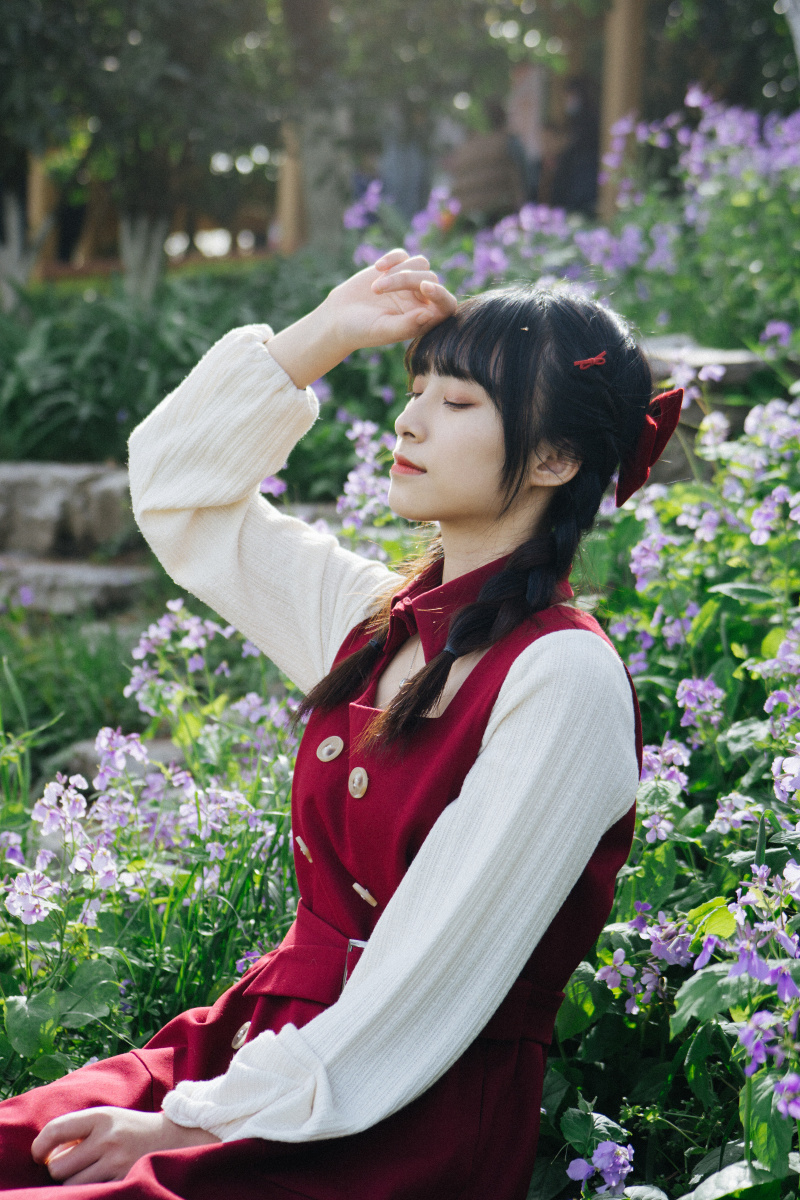 玄武湖红衣学姐