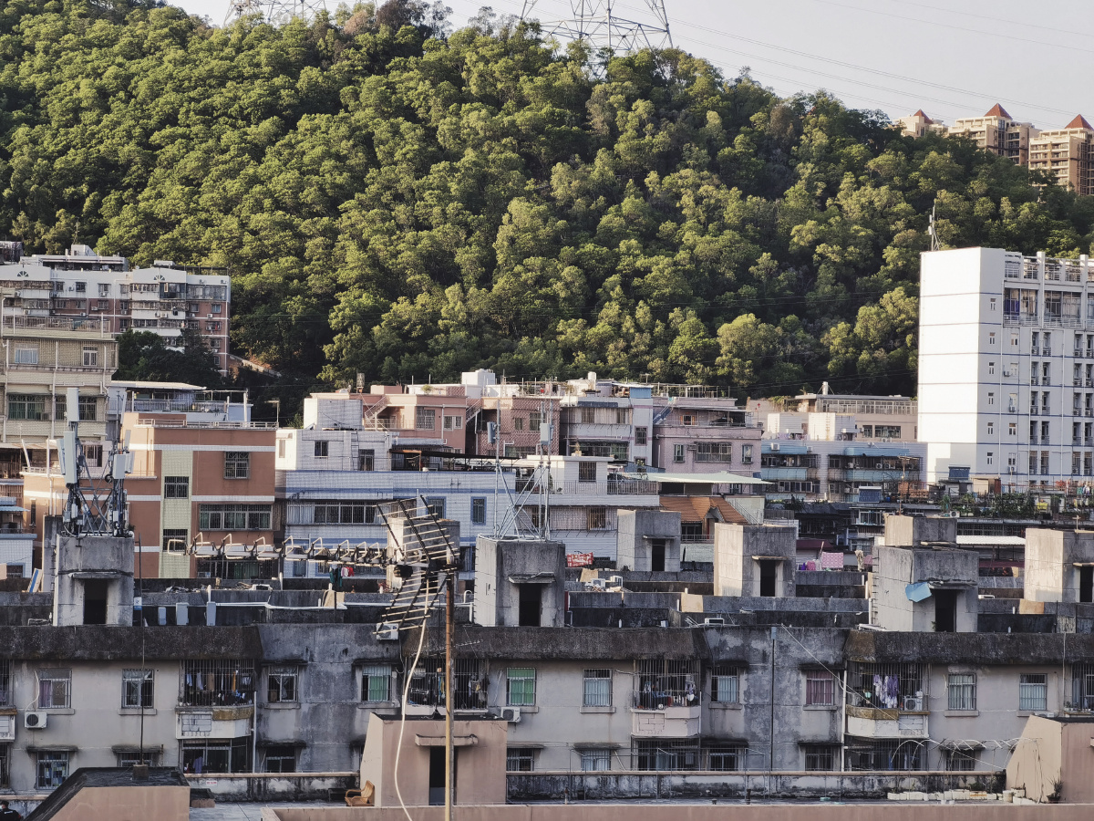 城市掠影深圳泥岗村一角