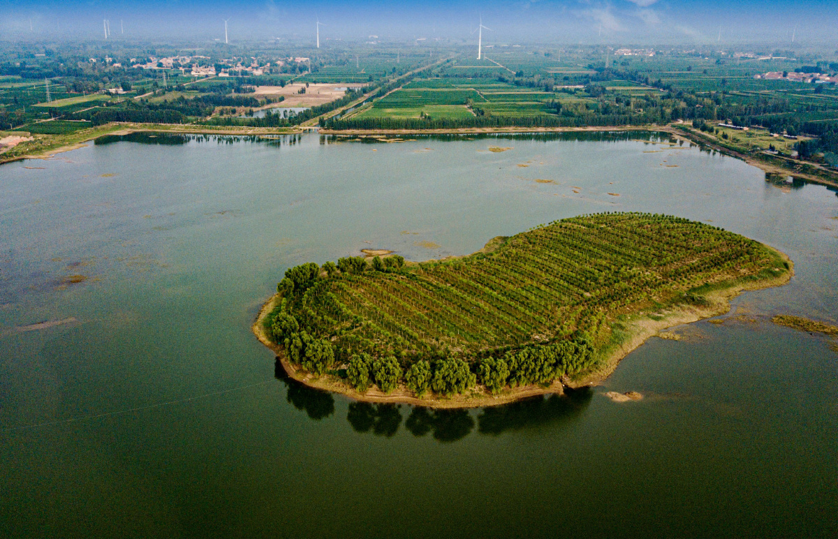 走遍内黄赵庄水库刘文英