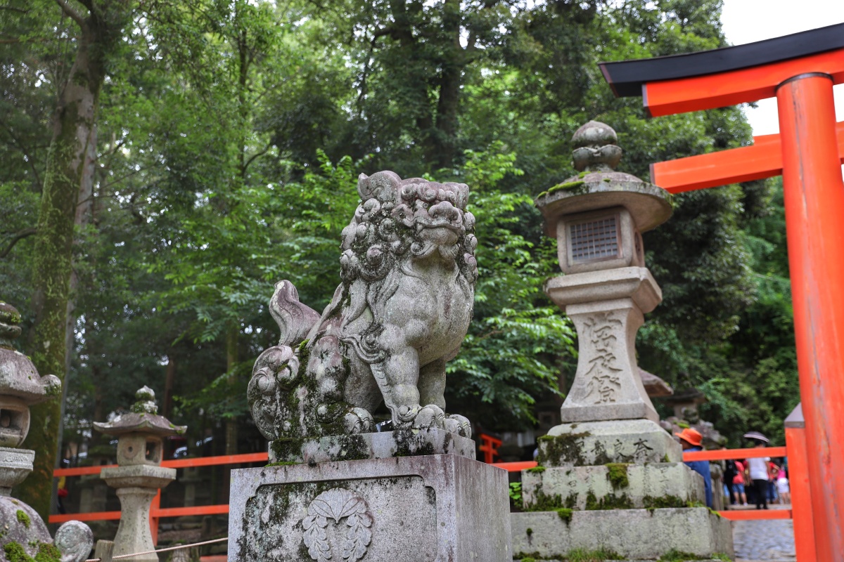 日本的石狮子与中国的石狮子还是长得不太一样 你知道区别吗?