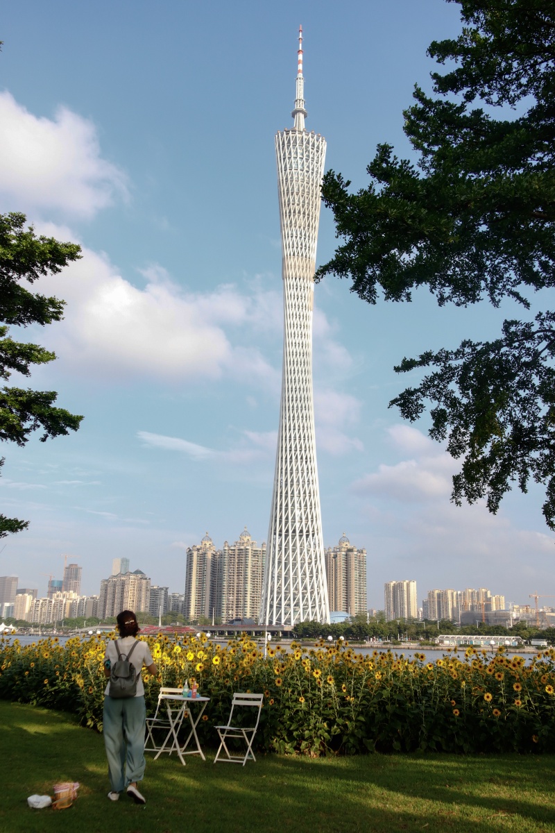 夏天的广州塔