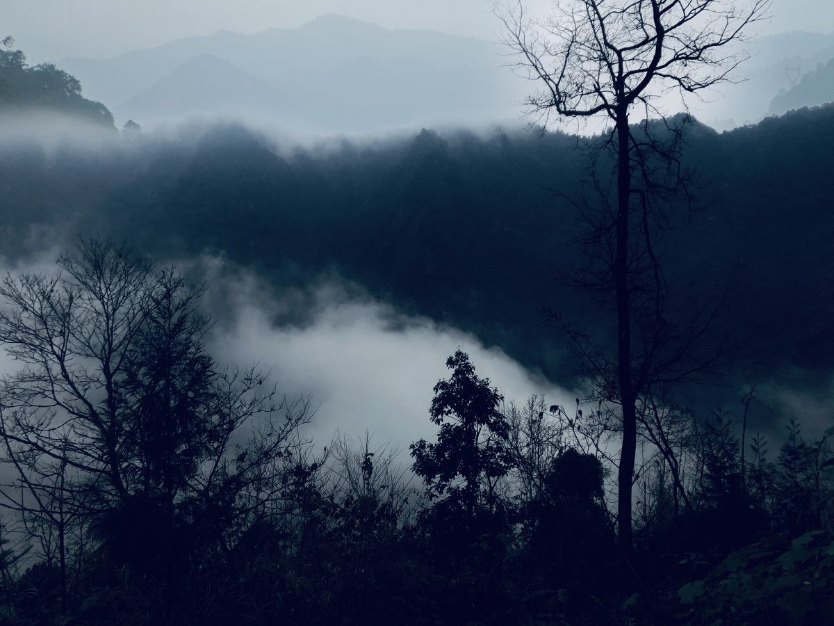 人间仙境烟雾缭绕