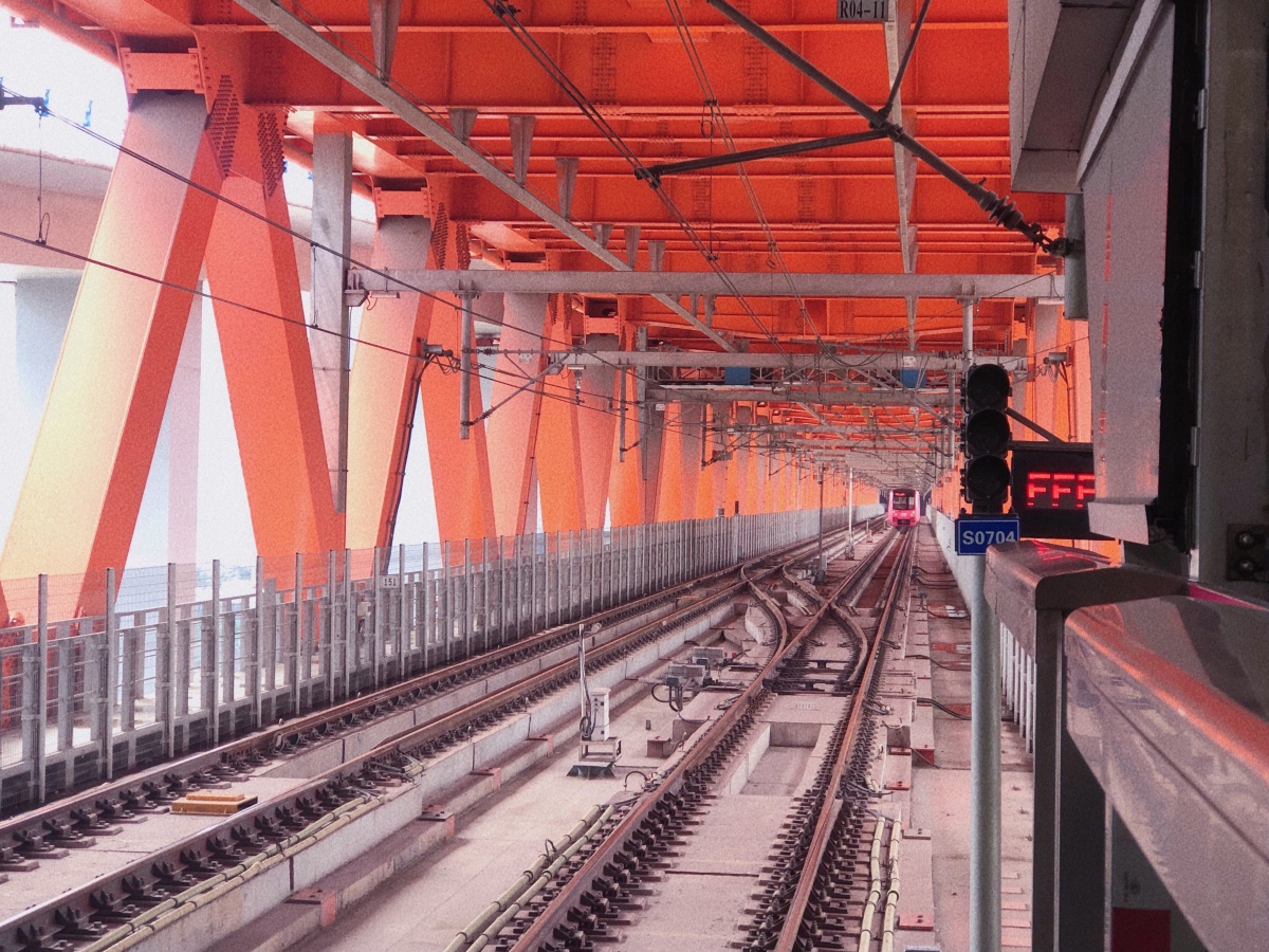 重庆千厮门大桥轻轨桥