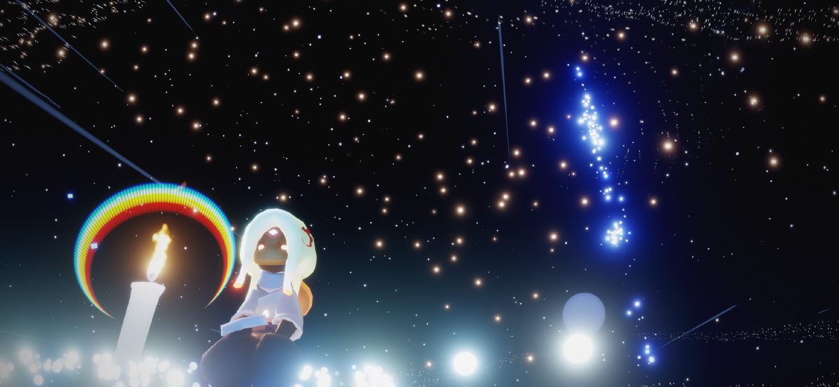 伪星空图光遇献祭后仰望星空