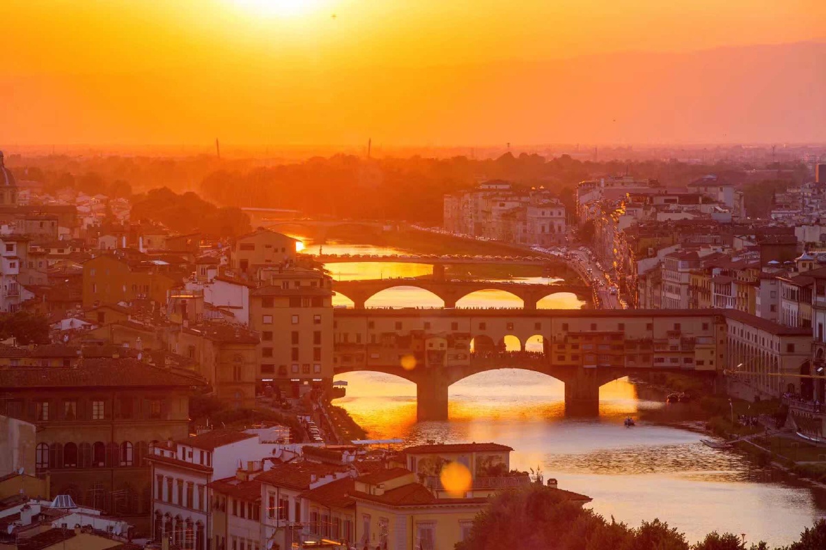 佛罗伦萨的夕阳