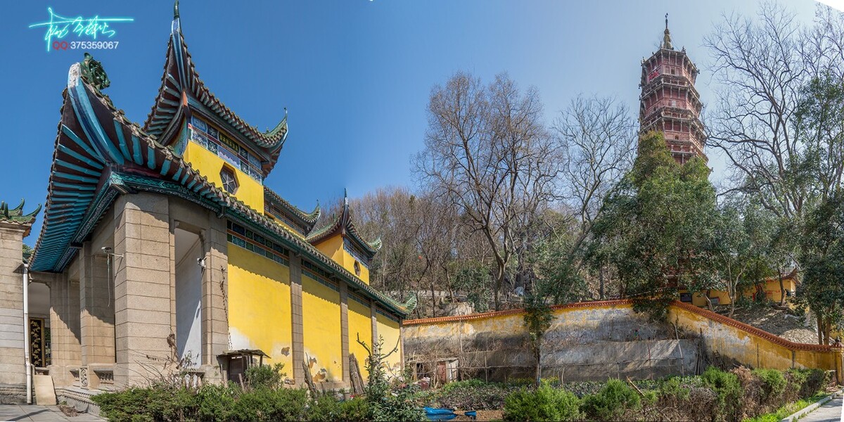 罗汉堂和洪山宝塔