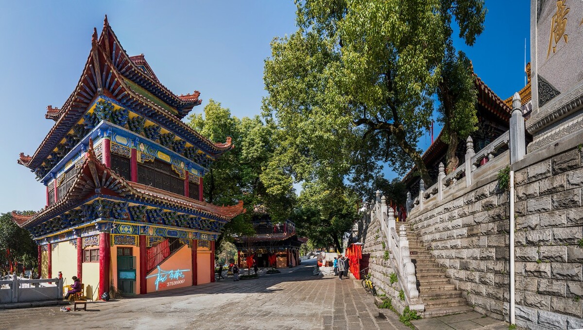宝通寺内景