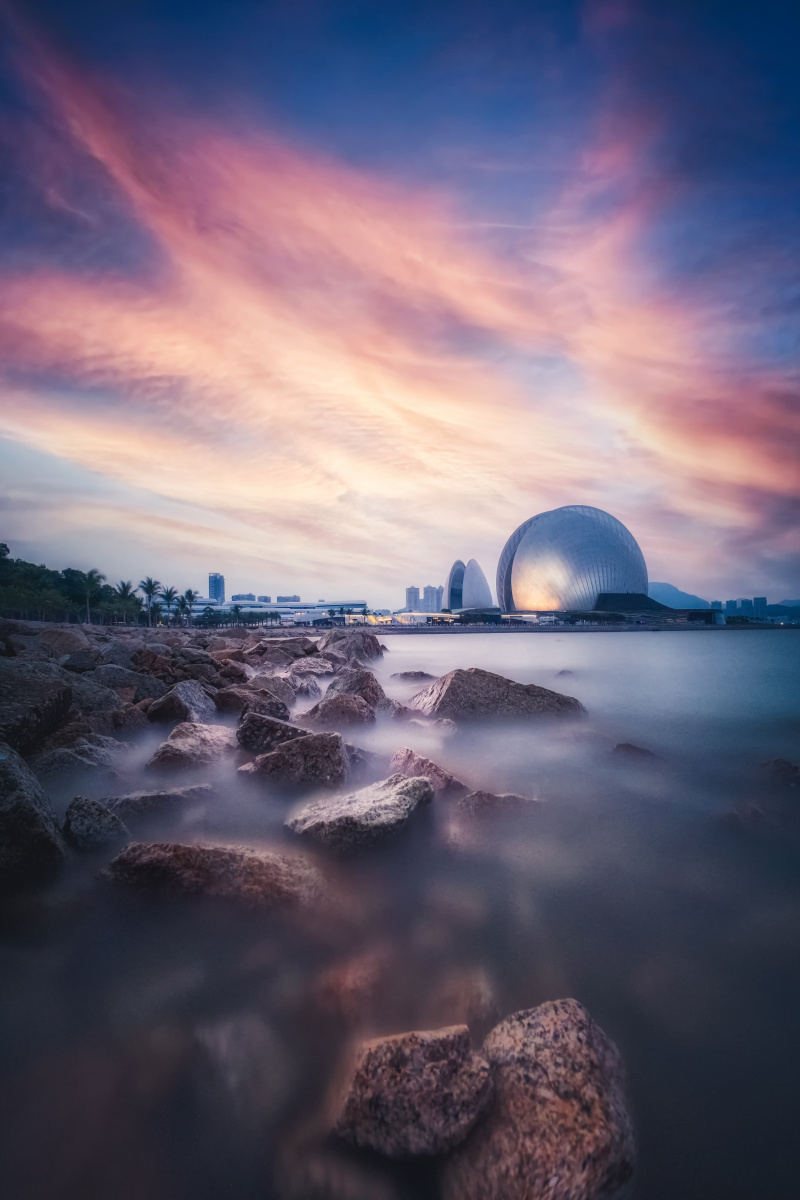 秋天的珠海歌剧院 日月贝 - 恒毅摄影岳蘅 - 图虫