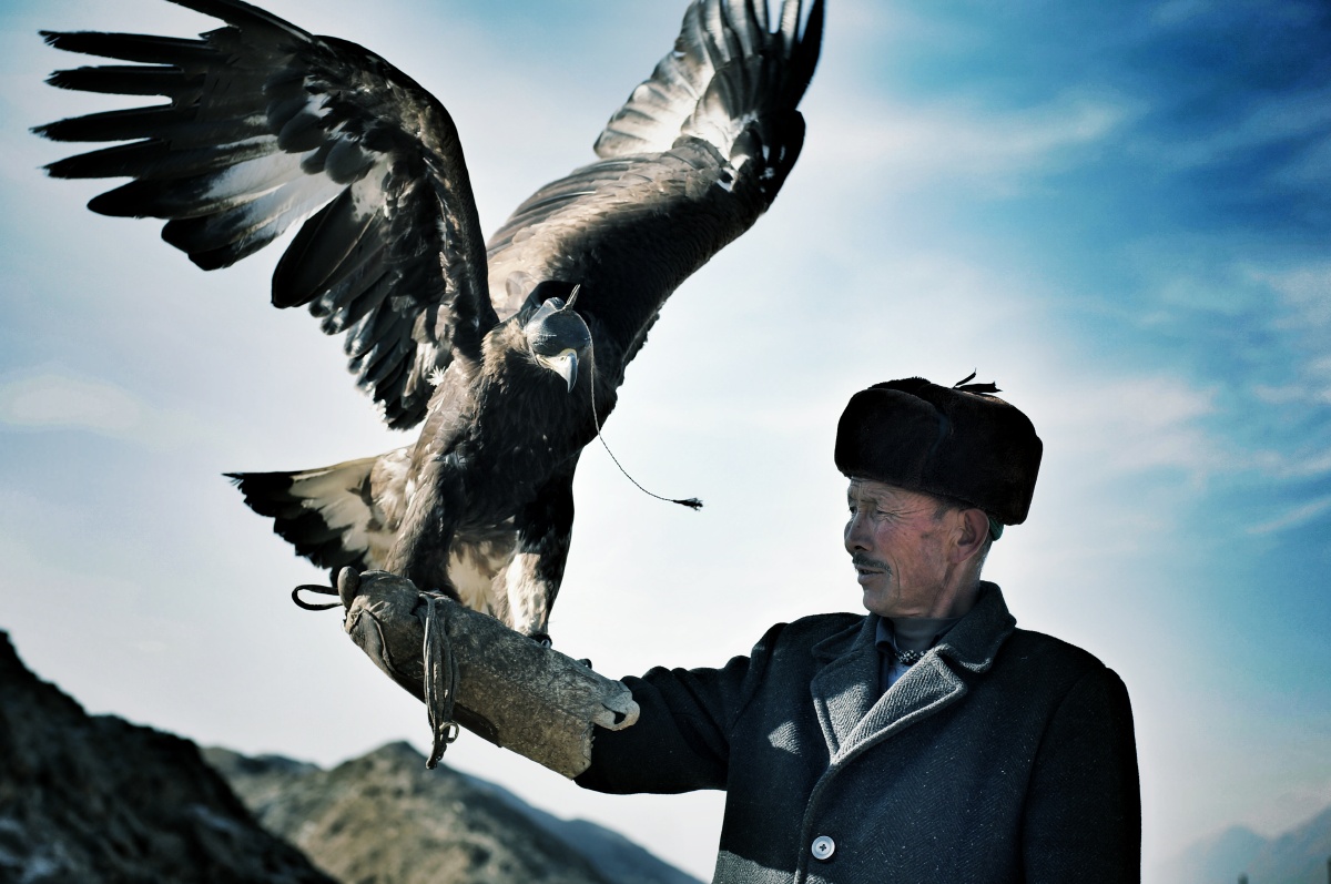 柯尔克孜训鹰人