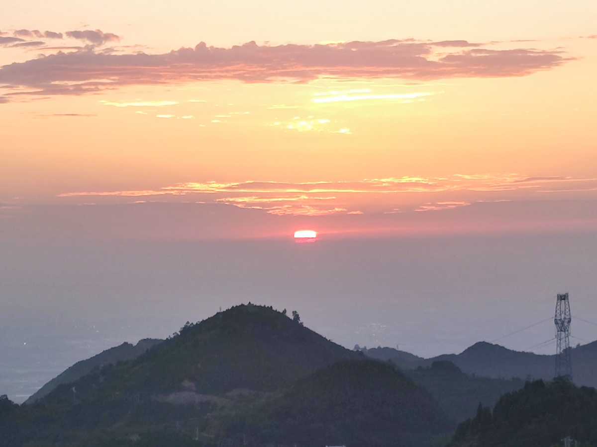 骊山之巅夏日落阳关中八景之一的骊山晚照你值得拥有