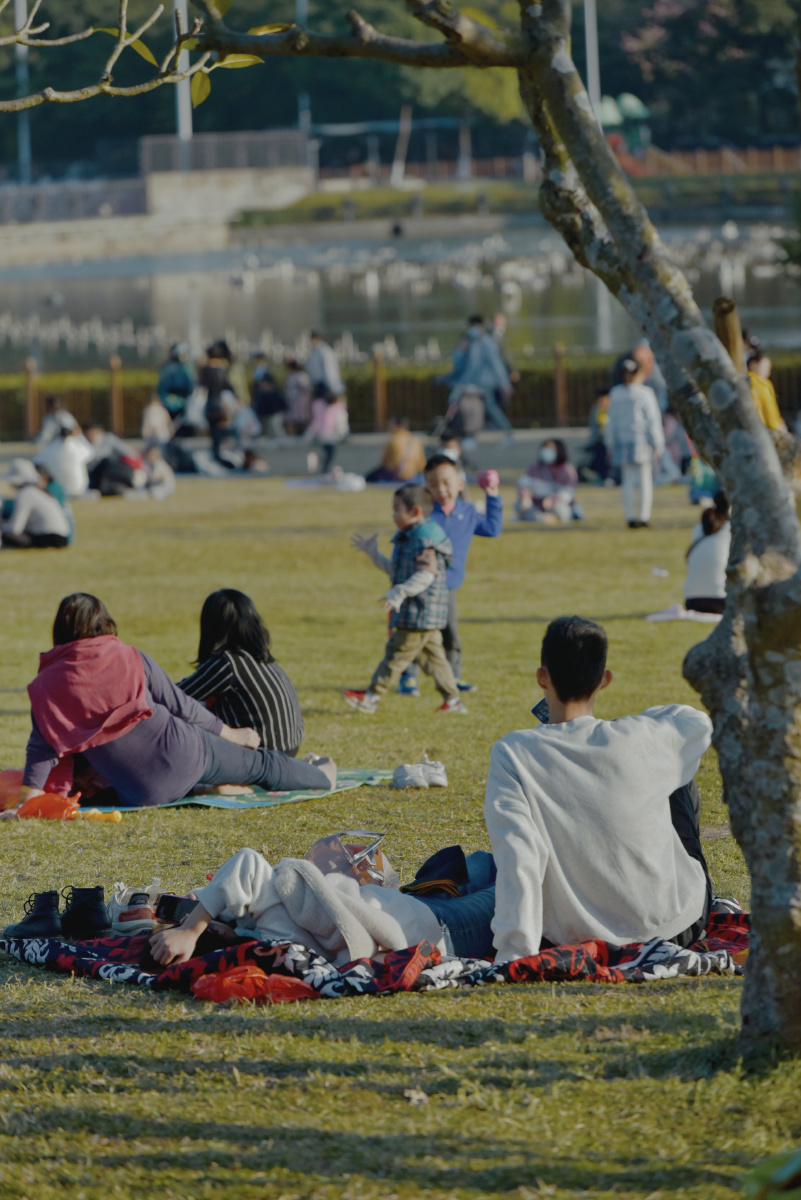 这组图的主题《睡》为了突出现在人们安居乐业,幸福美满,遐逸的生活