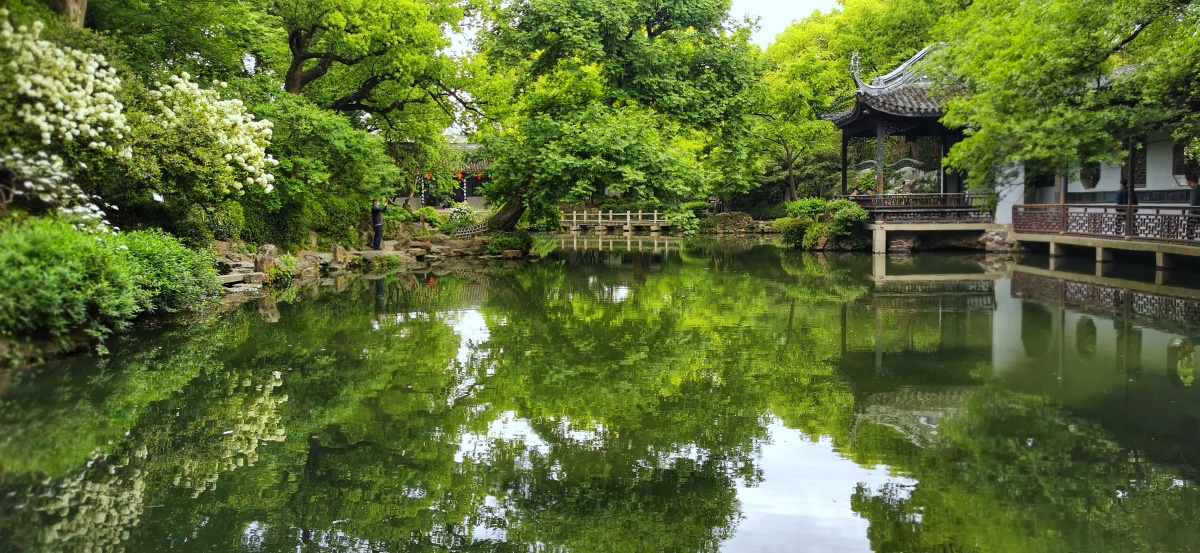惠山古镇寄畅园之美景