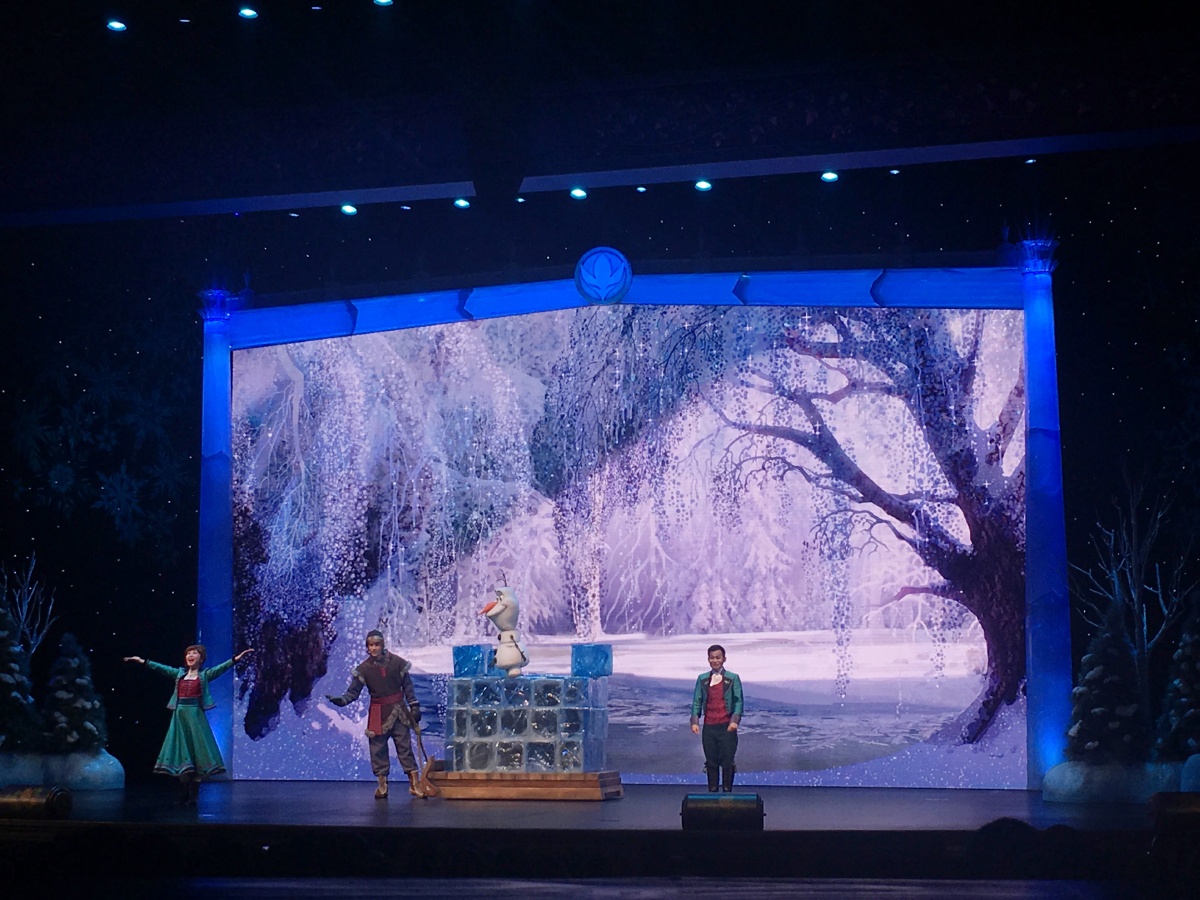 冰雪奇缘舞台剧照片