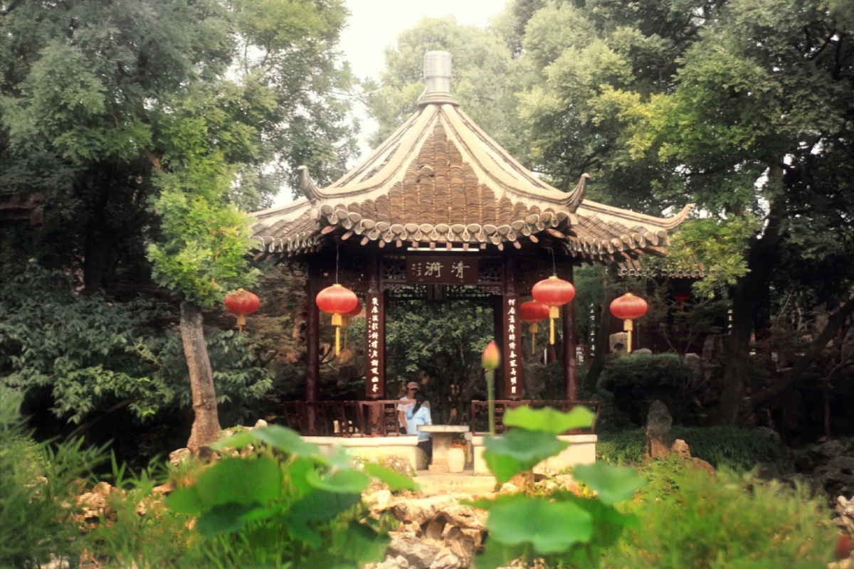 个园清漪亭扬州个园行旅札记