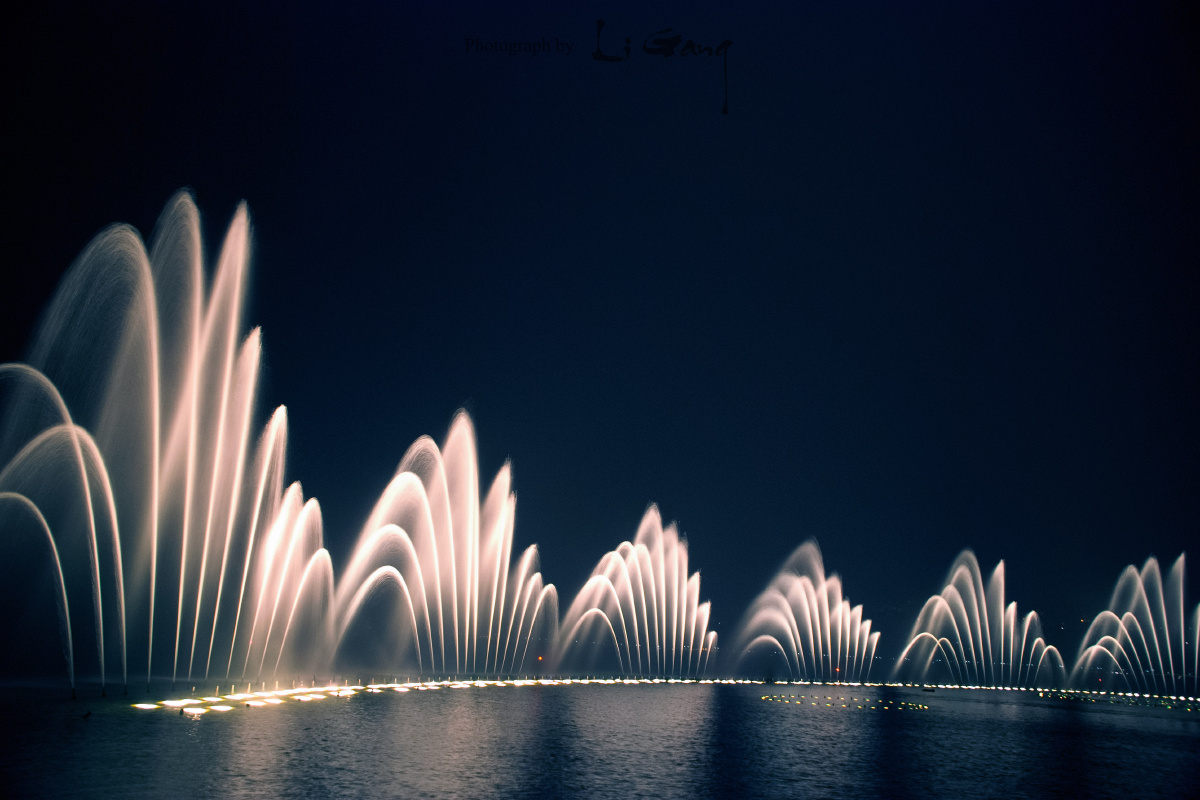 杭州西湖音乐喷泉