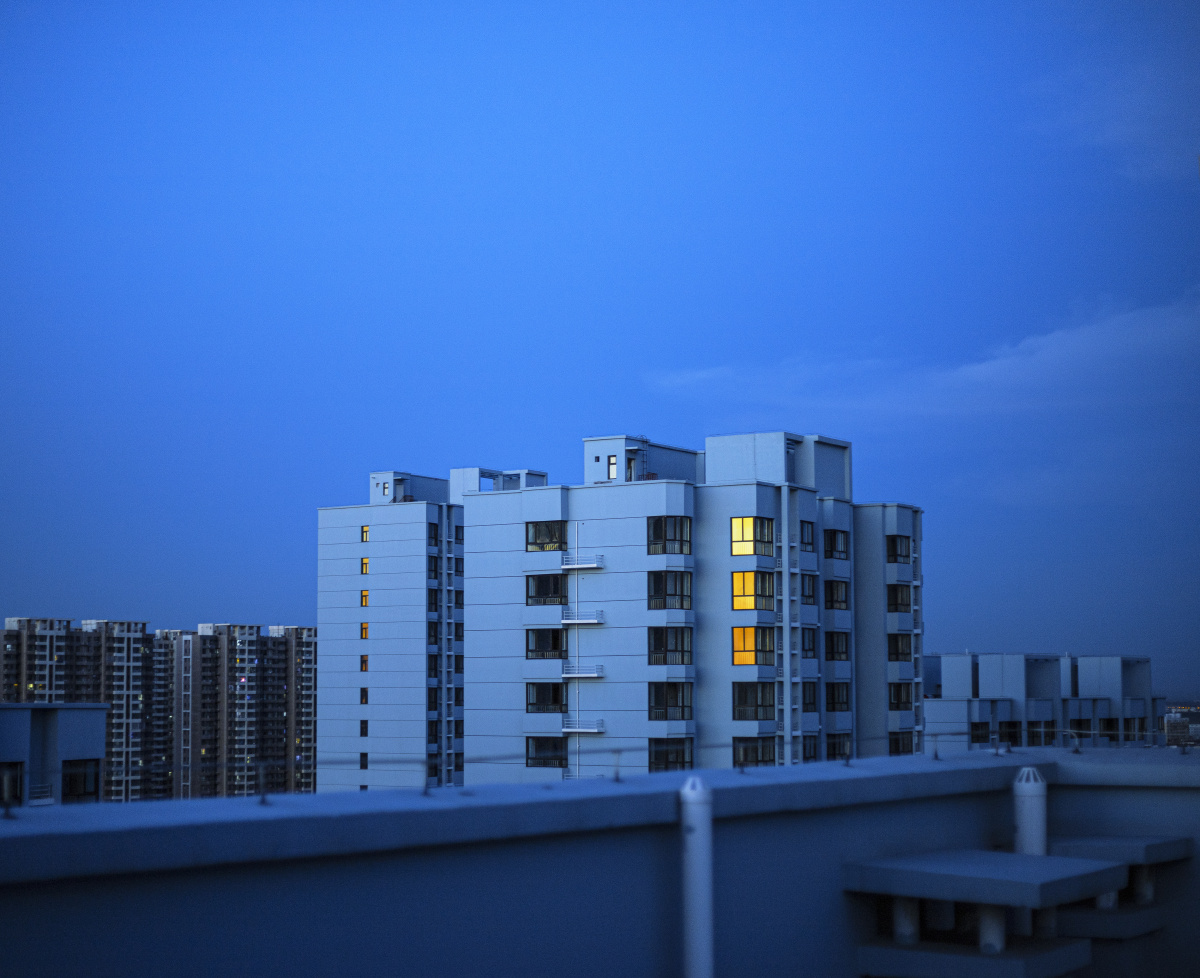 楼顶随手拍黄昏