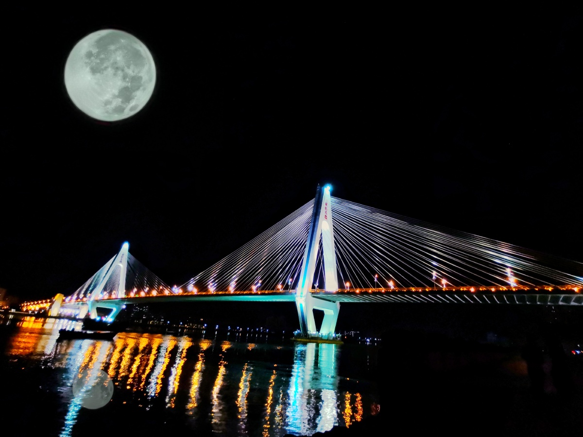 有月亮的那些天!月是故乡明啊