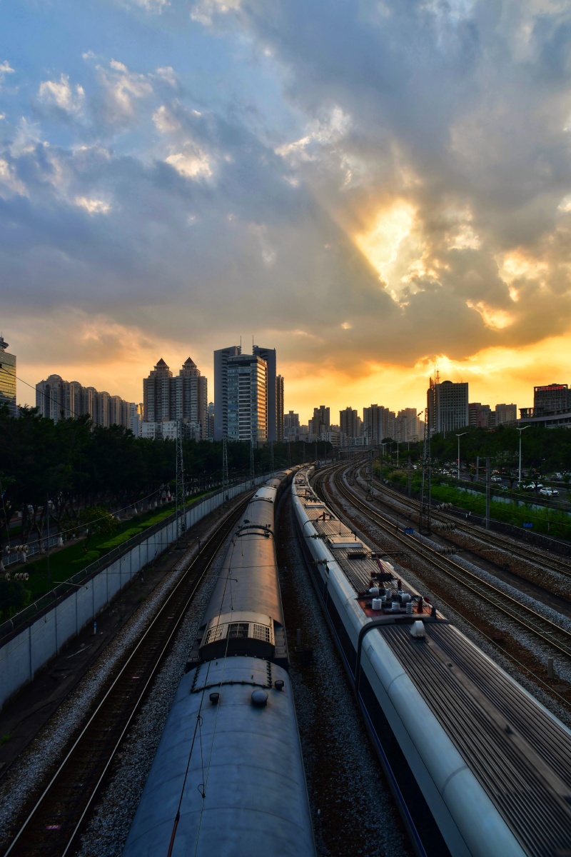 广深城际铁路广州五山段20210508