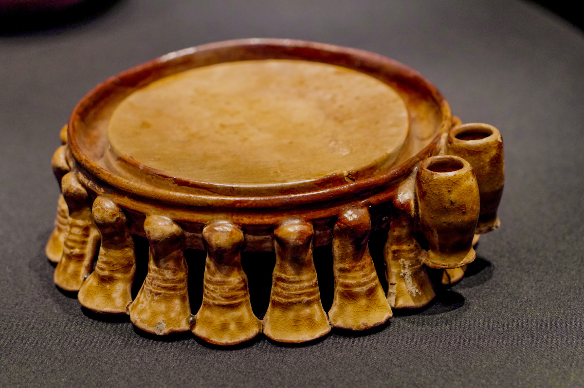 青褐釉辟雍砚古人的文具江西省博物馆藏