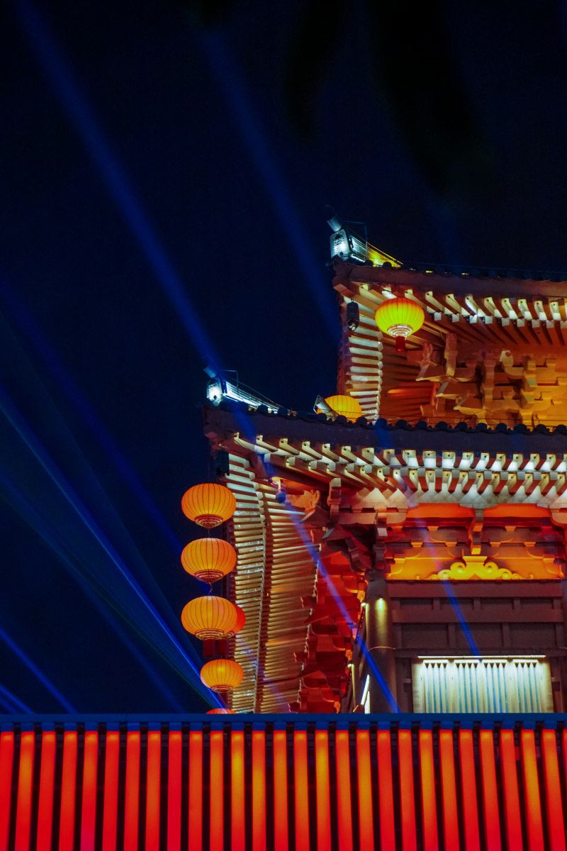 大唐不夜城古建筑西安