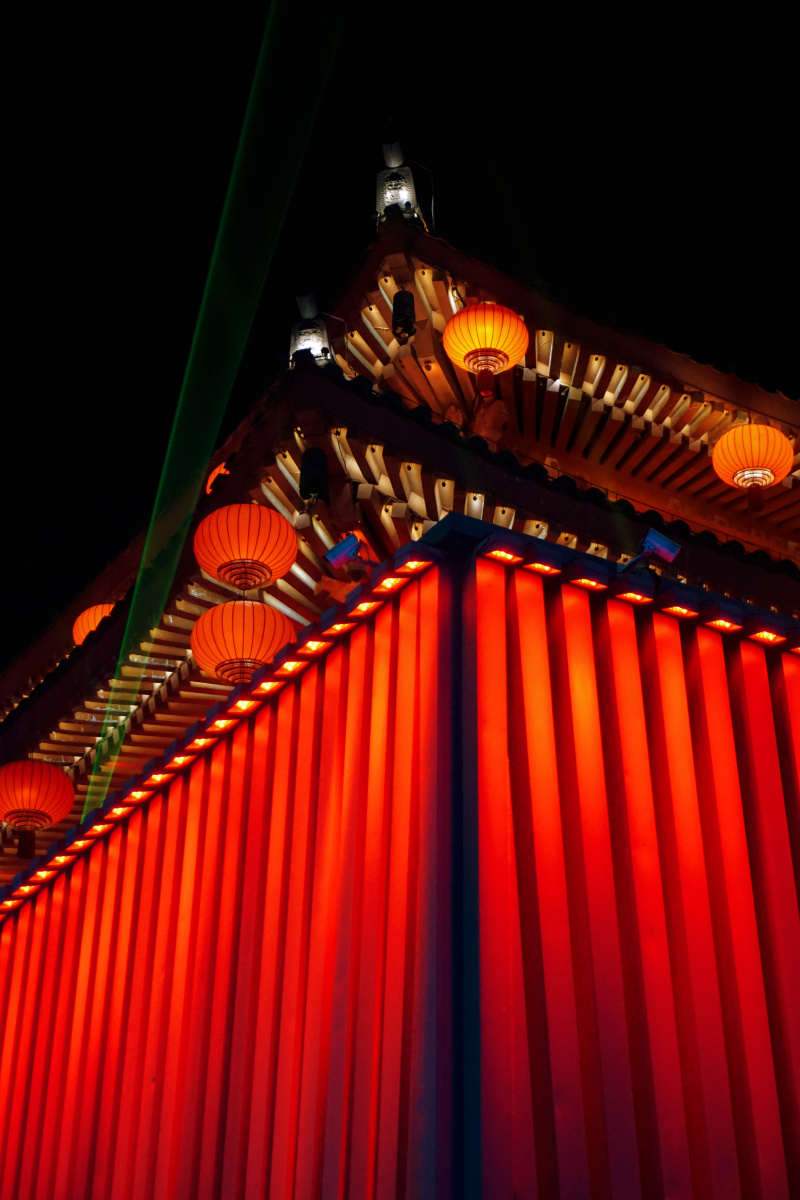 大唐不夜城古建筑西安