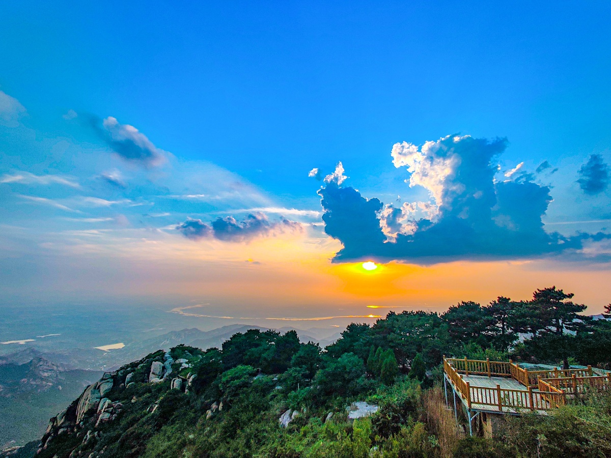 徂徕山日落2