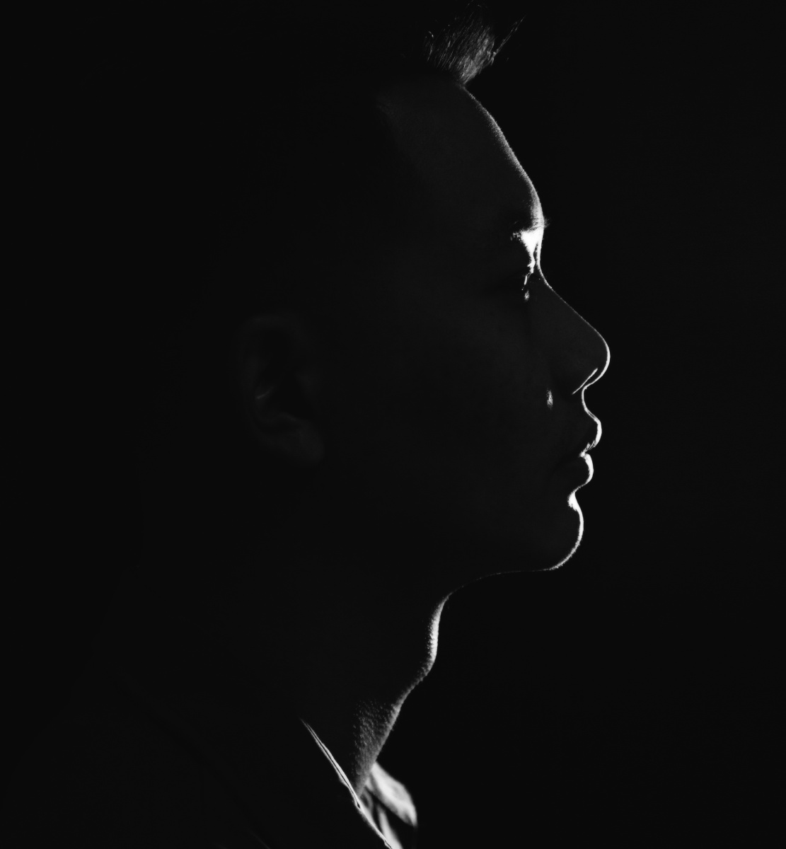 男生高反差黑白头像 - 淋伢的摄影和生活 - 图虫