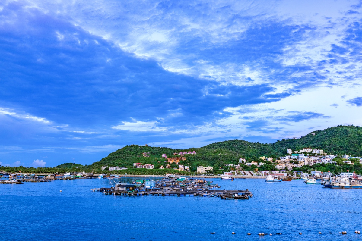 桂山日落珠海桂山岛