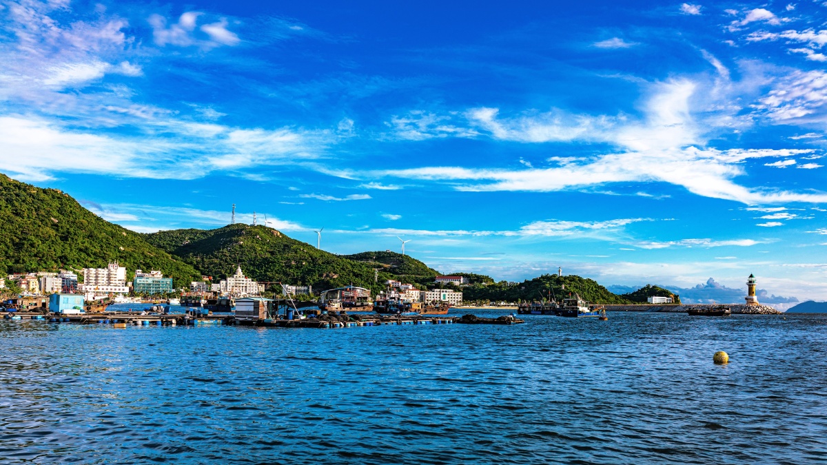 桂山日落珠海桂山岛
