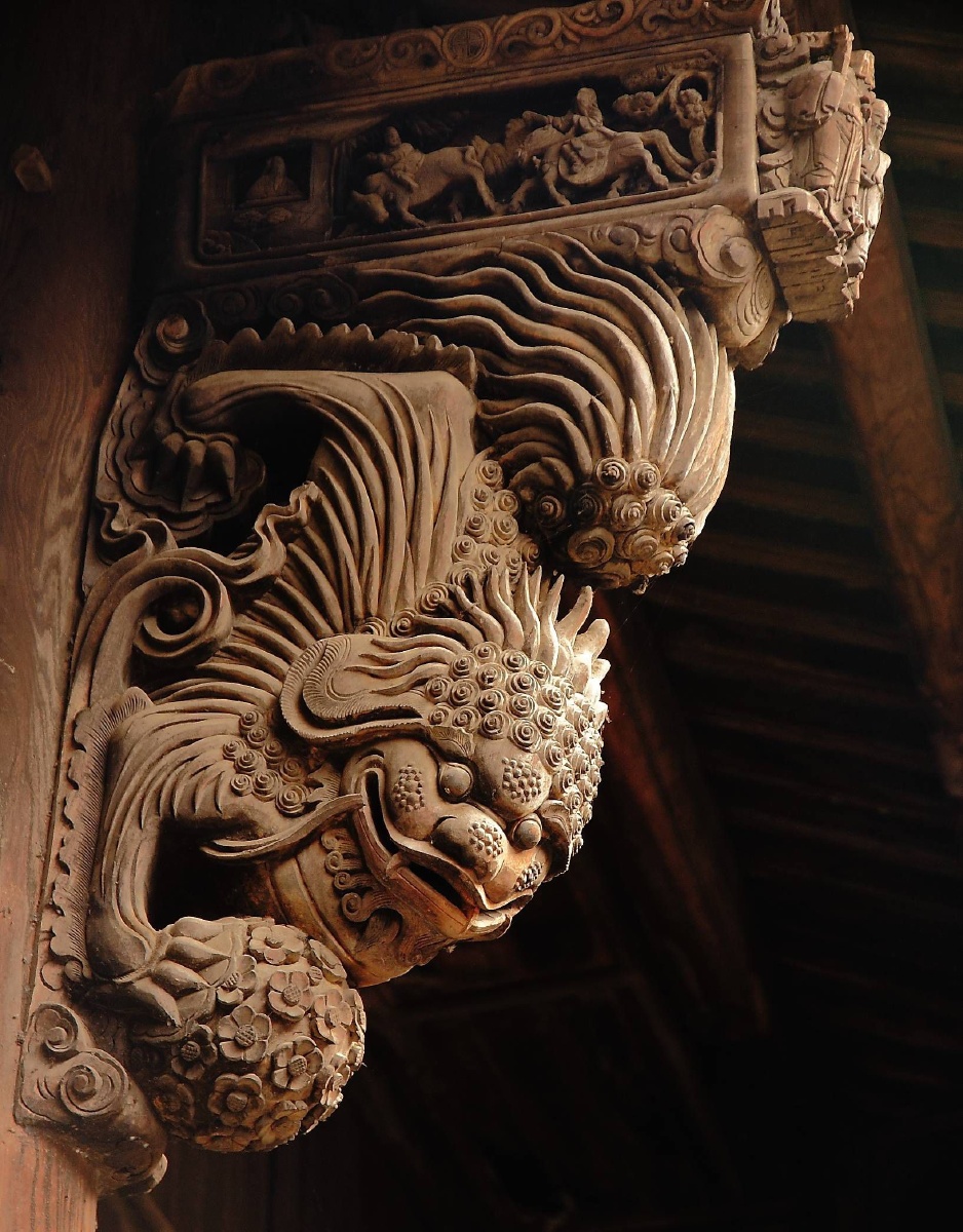 雕梁画栋,栩栩如生.真的佩服古人的匠人精神. - 头像是只猫 - 图虫