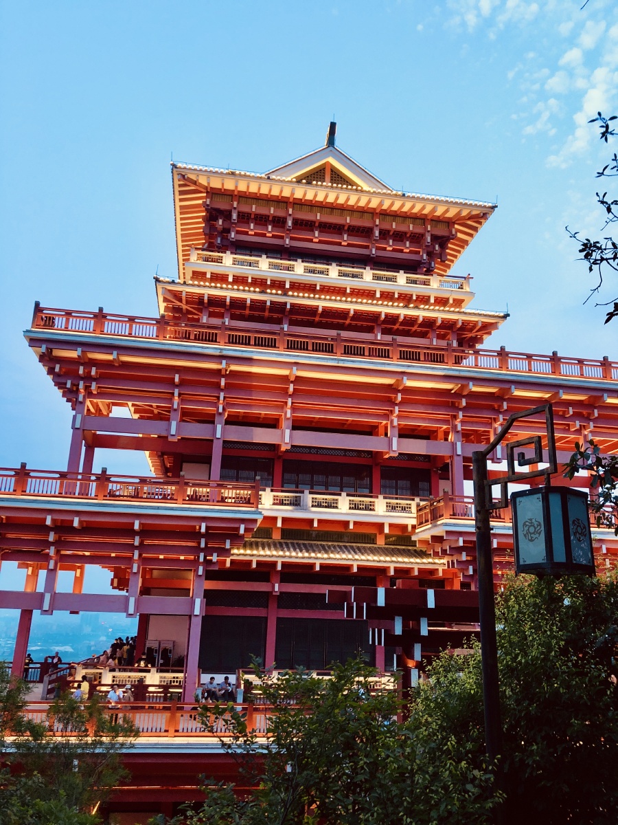 展旗峰公园夜景