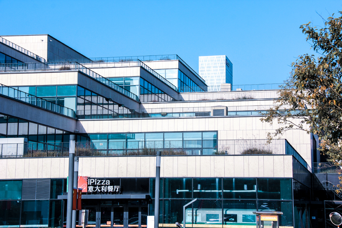 都市风光宁波五一广场